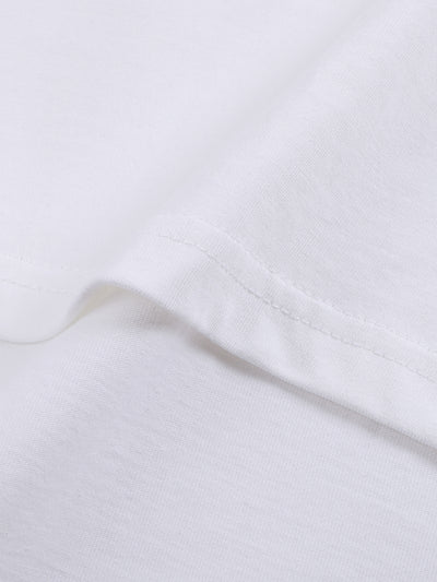 PALLAS Sleeveless Cotton Tank Top (White)
